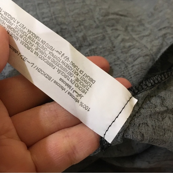 ZARA midi skirt SATIN Printed ZW COLLECTION Rustic Black Size Xs Womens - Picture 7 of 8